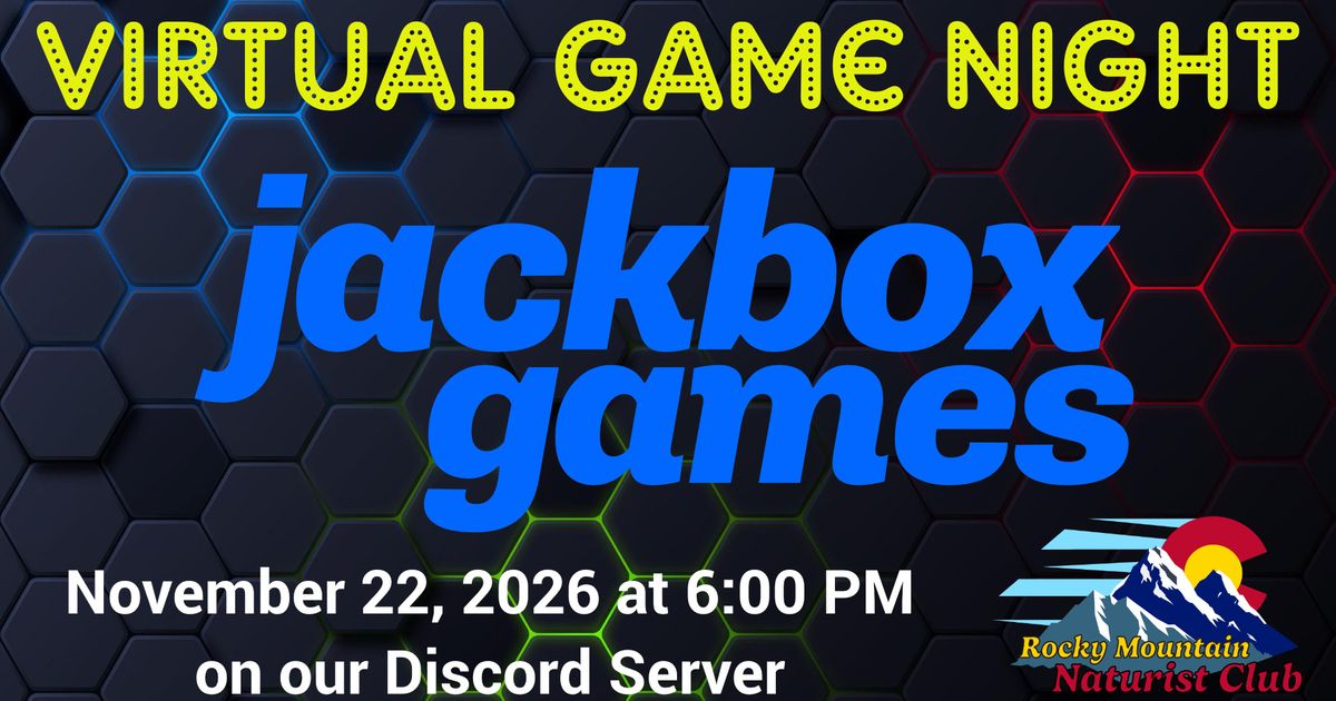 Virtual Game Night – Jackbox Games!